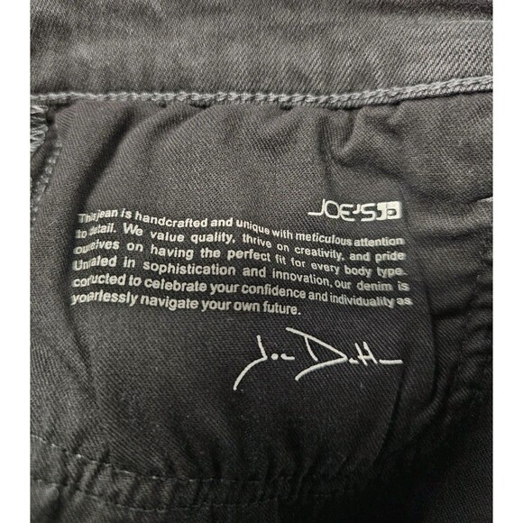 Joe's Jeans Denim Shorts The Ozzie 4" Cut Off Womens Size 28 Washed Black Gray - Picture 14 of 14